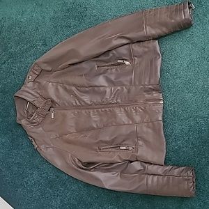 J2 bomber style brown jacket XL
